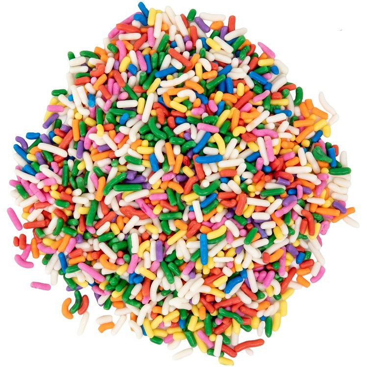 TR TOPPERS RAINBOW 8 SPRINKLES - NA RED