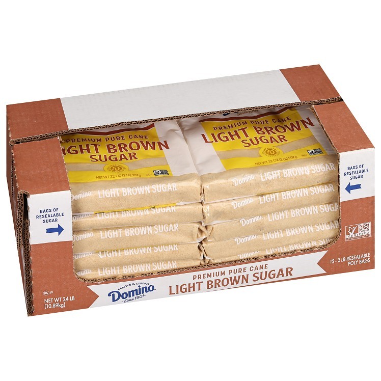 DOMINO LIGHT BROWN SUGAR 2LBS