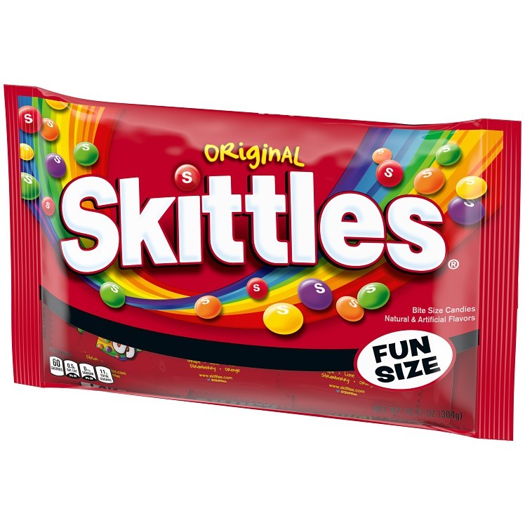 SKITTLES ORIGINAL FUN SIZE CHEWY CANDY 10.72OZ