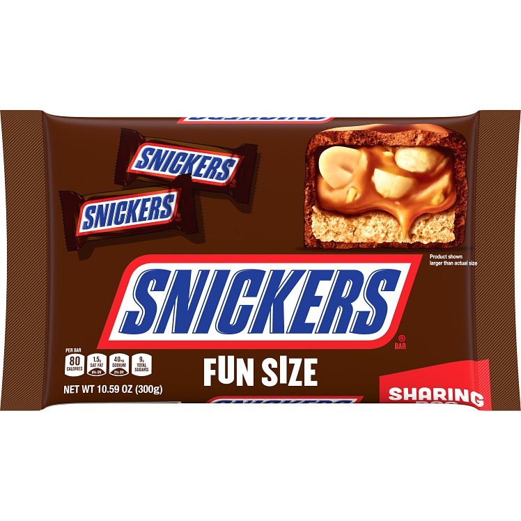 SNICKERS ORIGINAL FUN SIZE CANDY BARS 10.59OZ