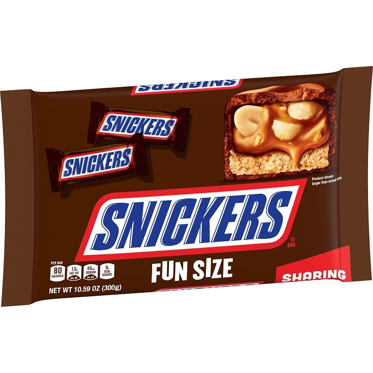 SNICKERS ORIGINAL FUN SIZE CANDY BARS 10.59OZ