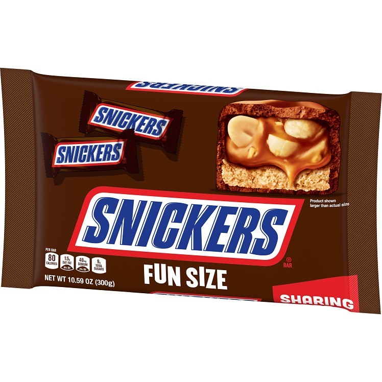 SNICKERS ORIGINAL FUN SIZE CANDY BARS 10.59OZ