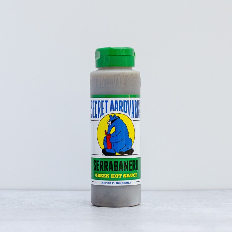SECRET AARDVARK SERRABANERO GREEN HOT SAUCE