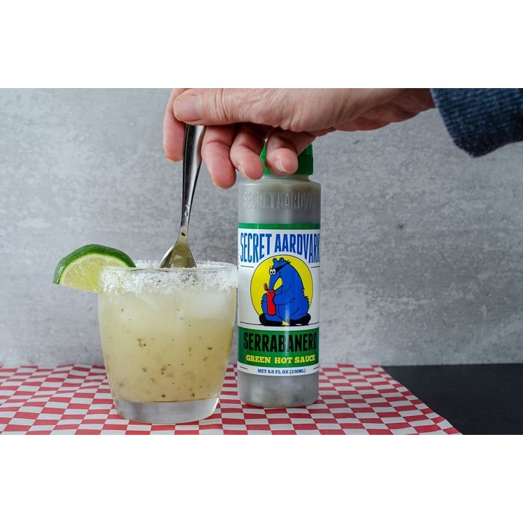 SECRET AARDVARK SERRABANERO GREEN HOT SAUCE