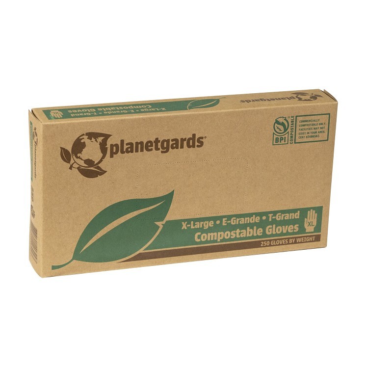 PLANETGARDS EXTRA LARGE POLY COMPOSTABLE GLOVES