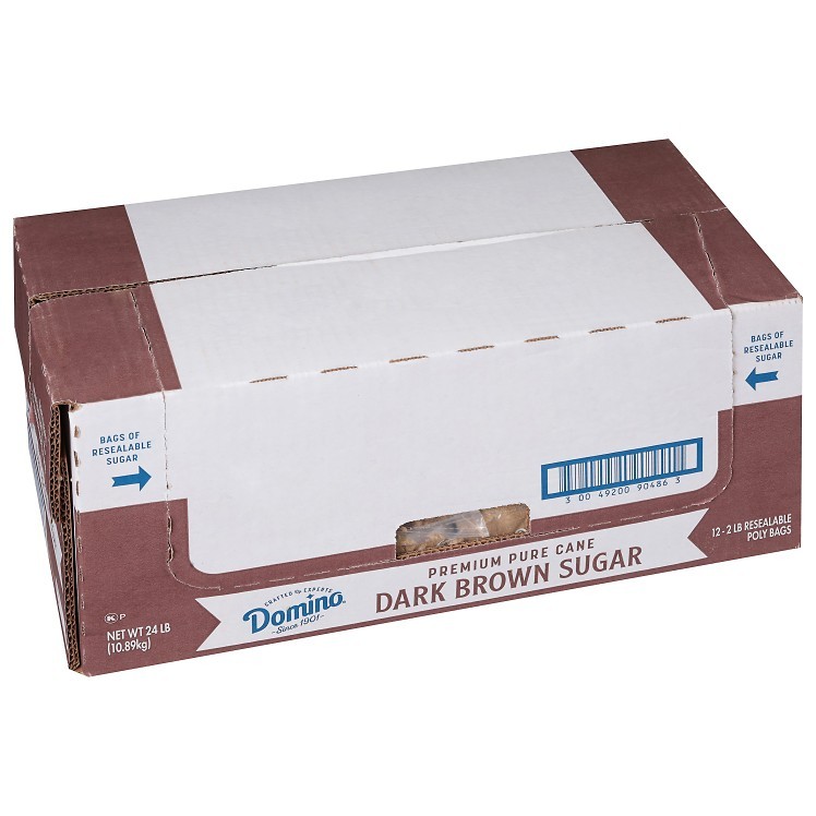 DOMINO DARK BROWN SUGAR 2LBS