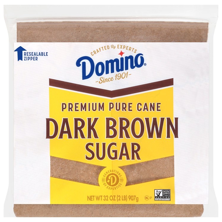 DOMINO DARK BROWN SUGAR 2LBS