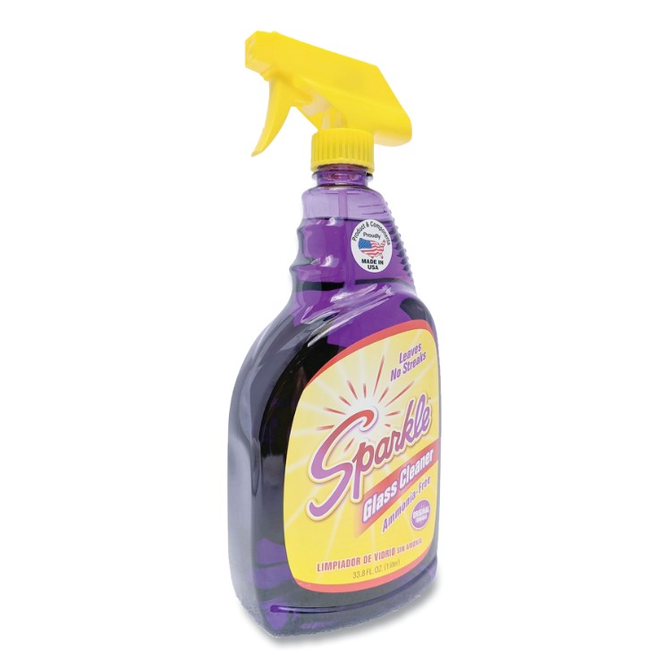 SPARKLE GLASS CLEANER 33.8OZ TRIGGER