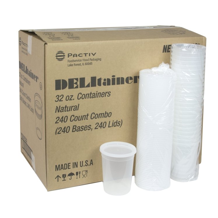 NEWSPRING CONTAINER 32 OZ 1 COMPARTMENT POLYPROPYLENE