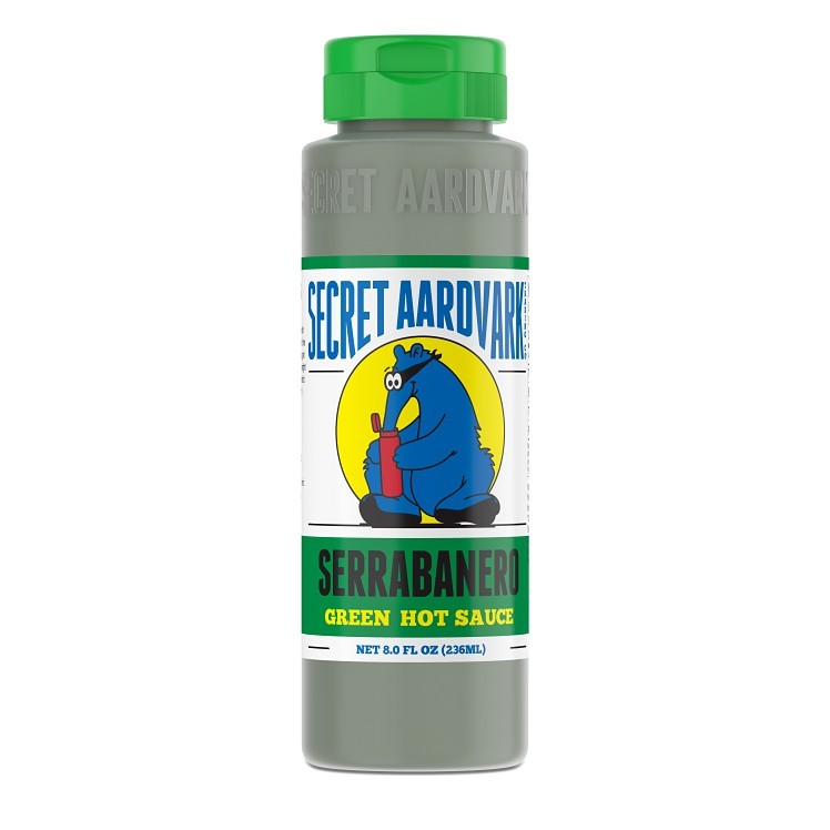 SECRET AARDVARK SERRABANERO GREEN HOT SAUCE