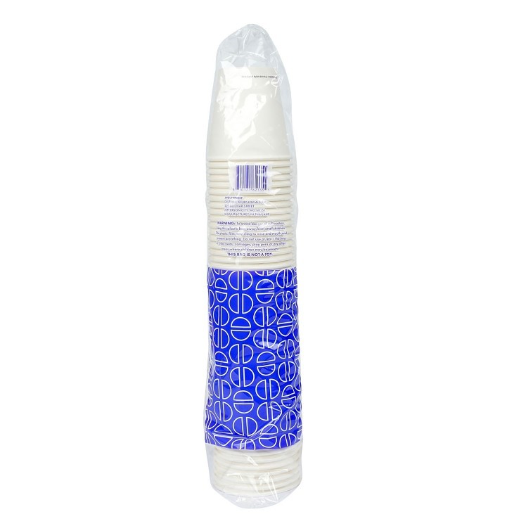 JOVIALS 10OZ SINGLE WALL SQUAT WHITE PAPER HOT CUP