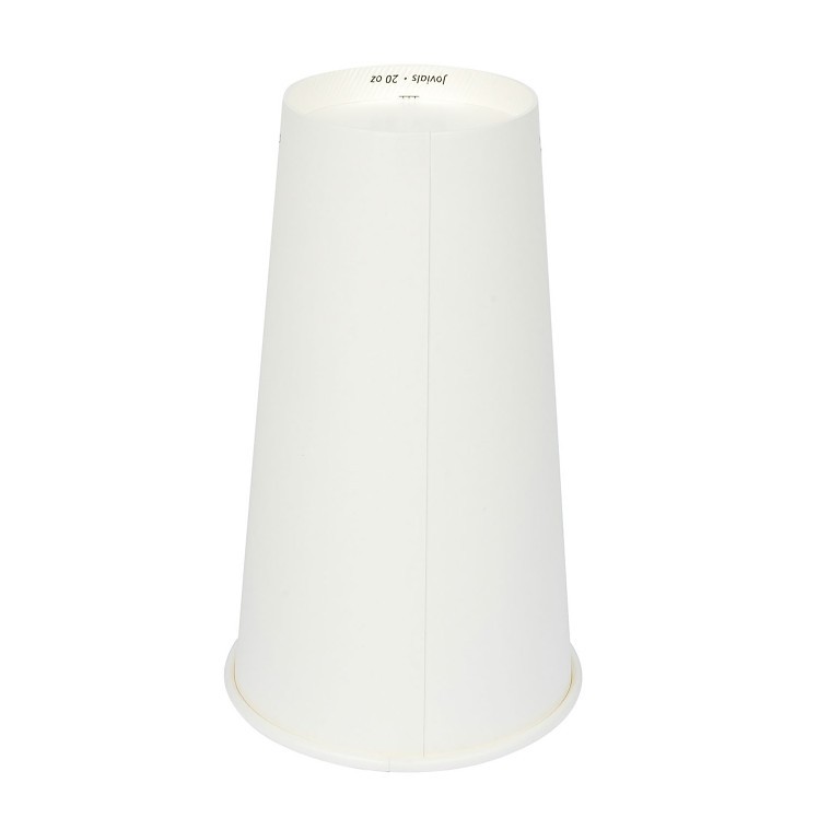 JOVIALS 20OZ SINGLE WALL WHITE PAPER HOT CUP
