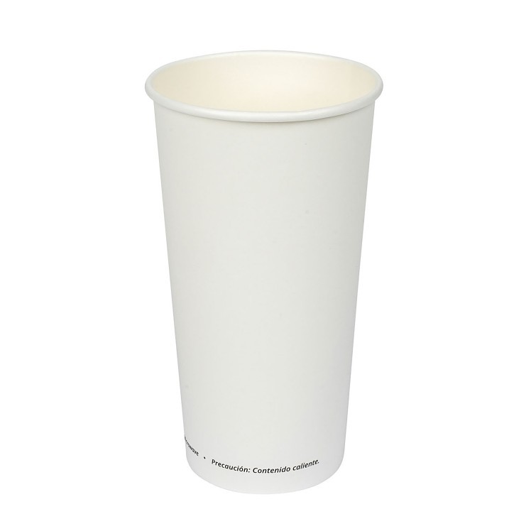 JOVIALS 20OZ SINGLE WALL WHITE PAPER HOT CUP