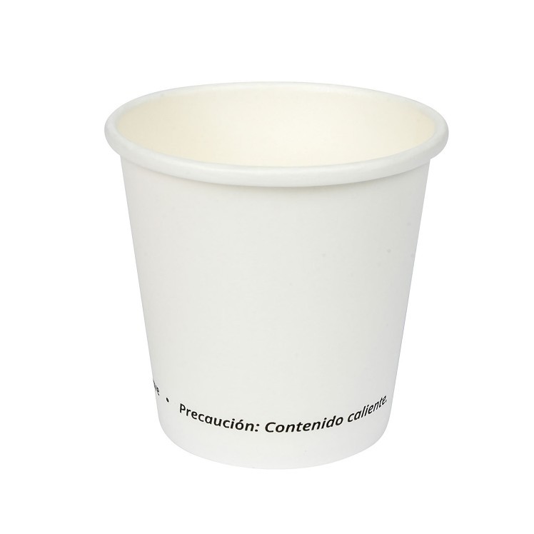 JOVIALS 4OZ SINGLE WALL WHITE PAPER HOT CUP