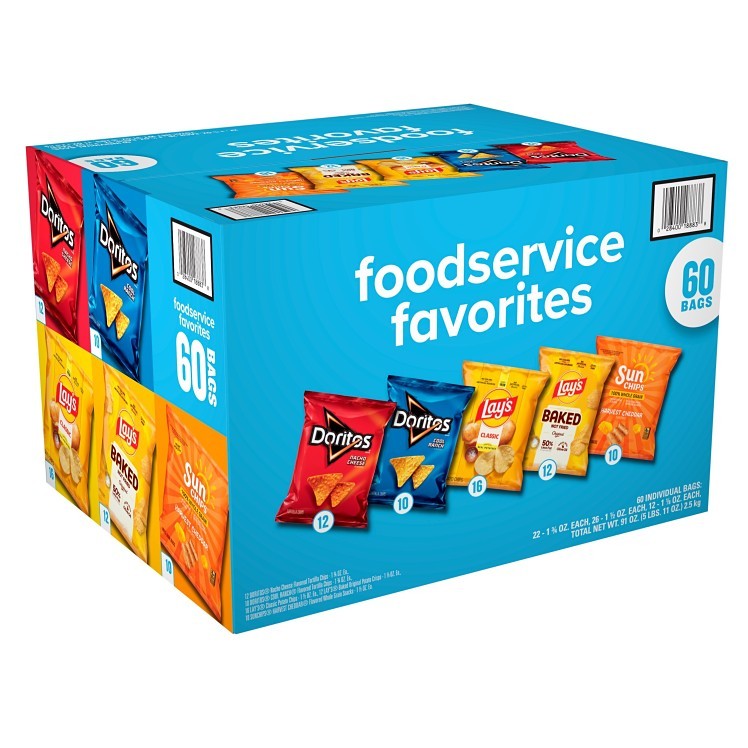 FRITO LAY CHIPS ASSORTED SINGLE SERVE BAG