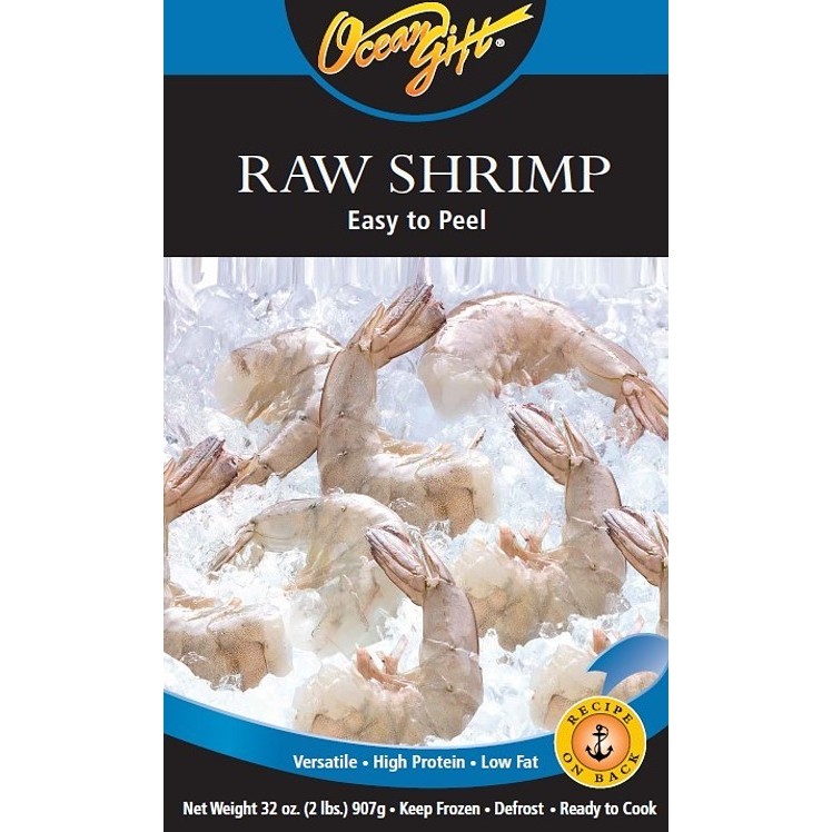 OCEAN GIFT 31-40CT EZ PEEL RAW WHITE SHRIMP