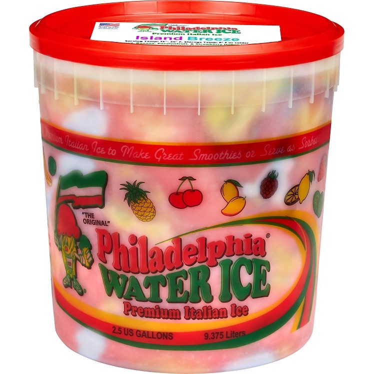 PHILADELPHIA WATER ICE ITALIAN ICE ISLAND BREEZE