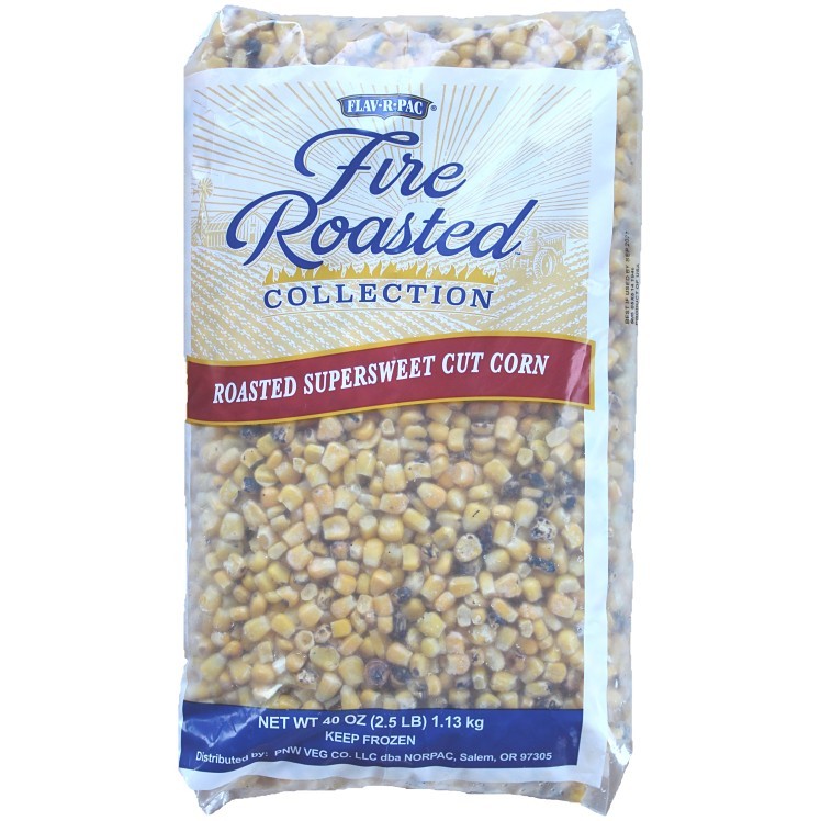NORPAC FLAV-R-PAC FIRE ROASTED SUPERSWEET CUT CORN