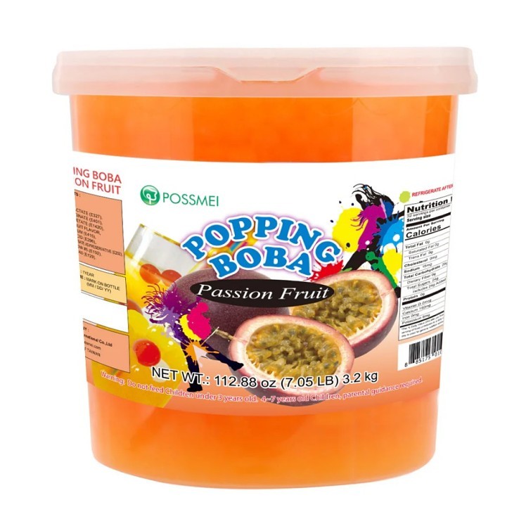 POSSMEI POPPING BOBA PASSION FRUIT
