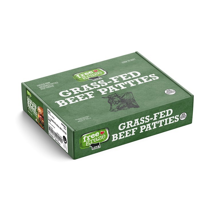 FREE GRAZE 3/1 BEEF PATTIES 80%GRASS FED HALAL