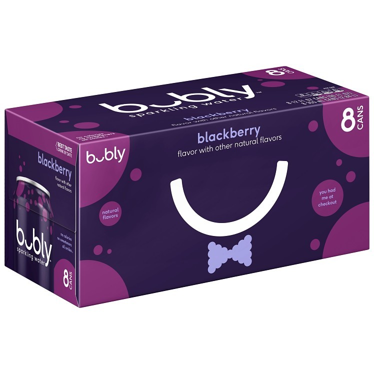 BUBLY SPARKLING WATER BLACKBERRY
