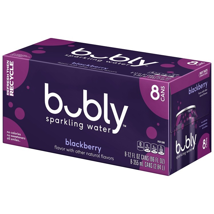 BUBLY SPARKLING WATER BLACKBERRY