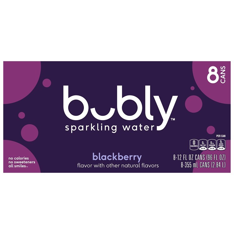 BUBLY SPARKLING WATER BLACKBERRY