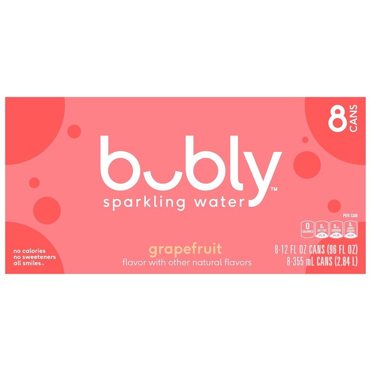 BUBLY SPARKLING WATER GRAPEFRUIT