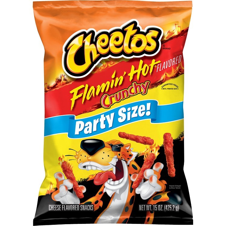 CHEETOS CRUNCHY FLAMIN' HOT PARTY SIZE