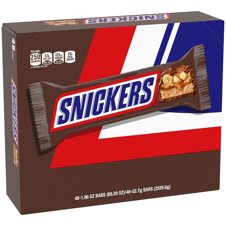 SNICKERS/TWIX/M&MS/PEANUT M&MS SINGLES DISPLAY