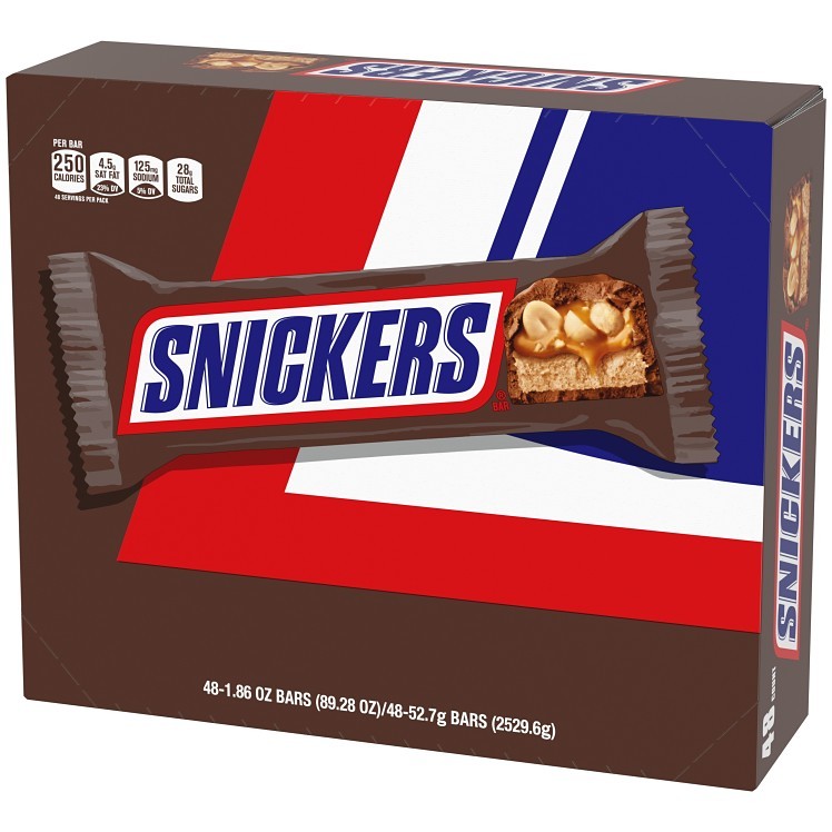 SNICKERS/TWIX/M&MS/PEANUT M&MS SINGLES DISPLAY