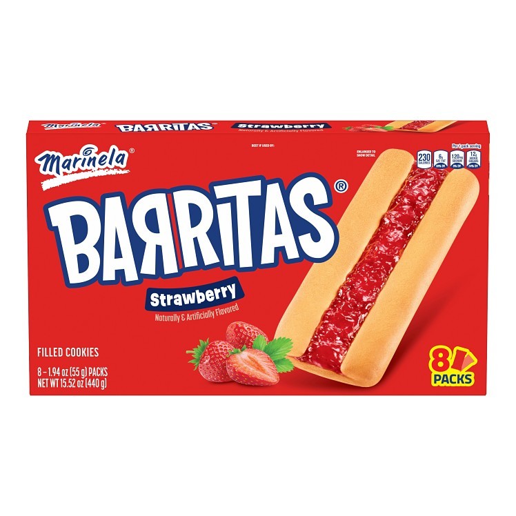 MARINELA BARRITAS STRAWBERRY FILLED COOKIES