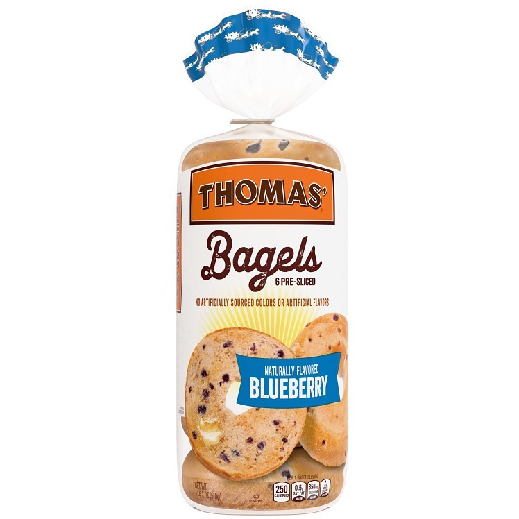 THOMAS EARTHGRAIN BLUEBERRY BAGELS