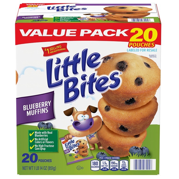 ENTENMANN'S LITTLE BITES BLUEBERRY MUFFINS