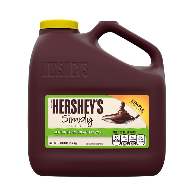 HERSHEY'S SIMPLY CHOCOLATE SYRUP JUG