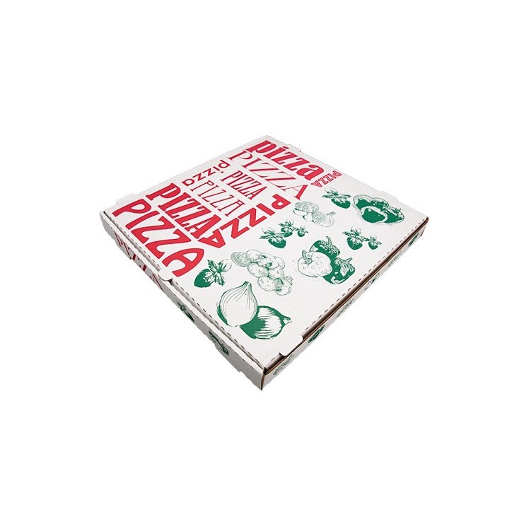 SCT 16 STOCK PRINT WHITE PIZZA BOX