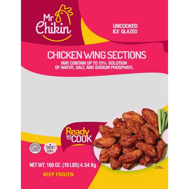 MR CHIKIN CHICKEN WING SECTIONS