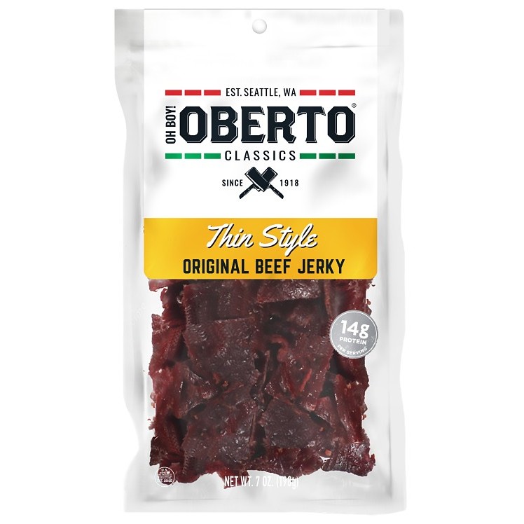 OBERTO ORIGINAL THIN STYLE BEEF JERKY 7OZ