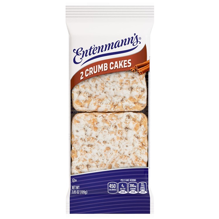ENTENMANNS CRUMB CAKES 2 CT