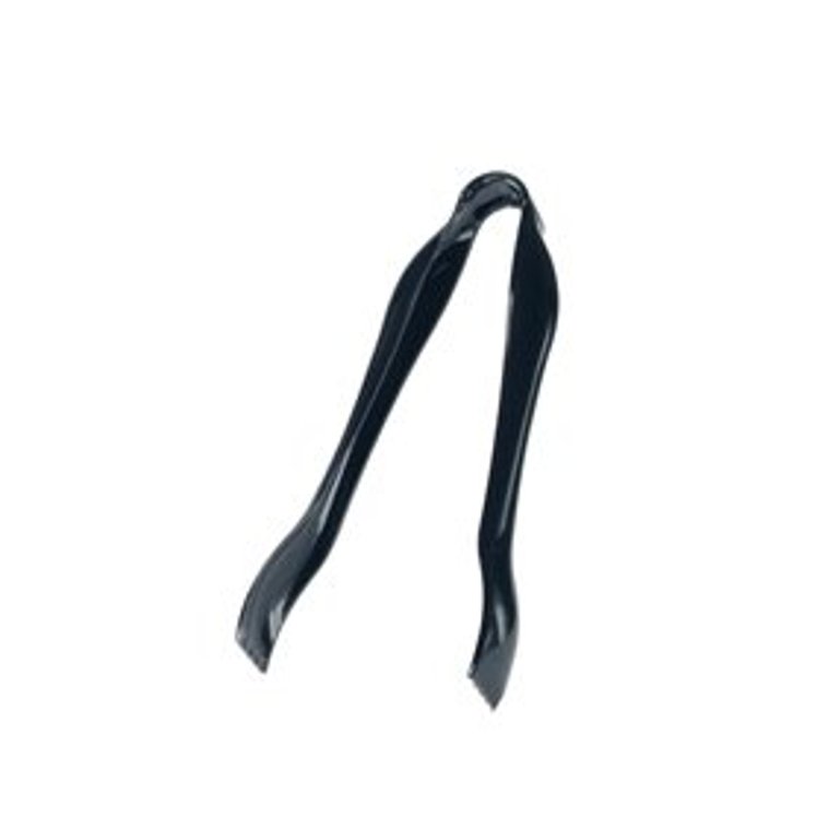 MONOGRAM TONG SERVING 6.25 BLACK PLASTIC