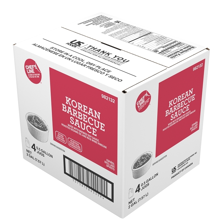 CHEF'S LINE KOREAN BBQ SAUCE PLASTIC JUG