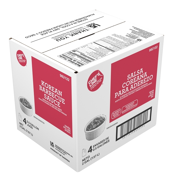 CHEF'S LINE KOREAN BBQ SAUCE PLASTIC JUG