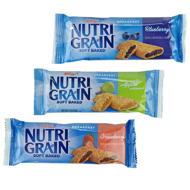 KELLOGG'S CEREAL BARS ASSORTED INDIVIDUALY WRAPPED