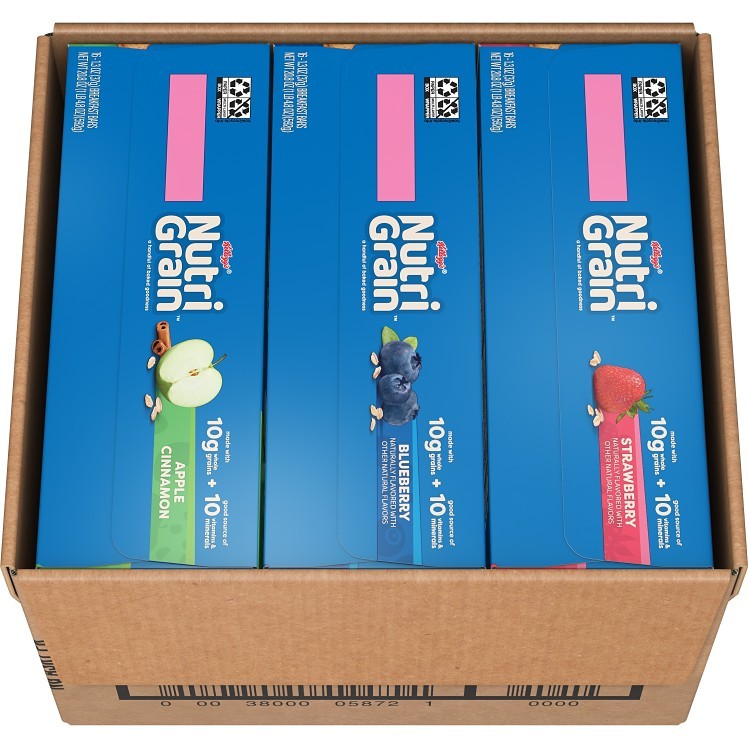 KELLOGG'S CEREAL BARS ASSORTED INDIVIDUALY WRAPPED