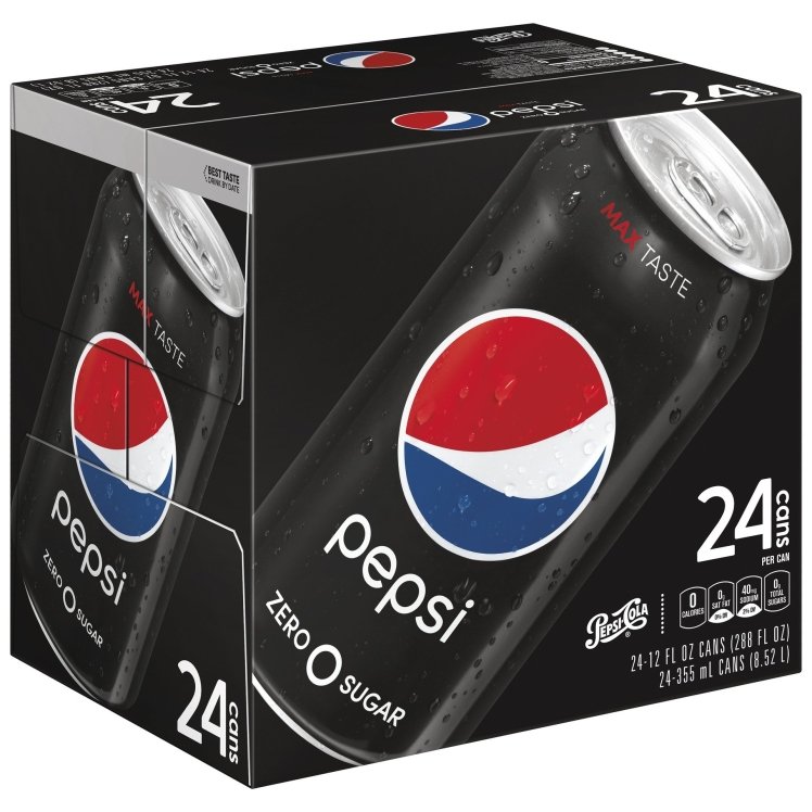 PEPSI ZERO SUGAR 24/12 OZ CANS