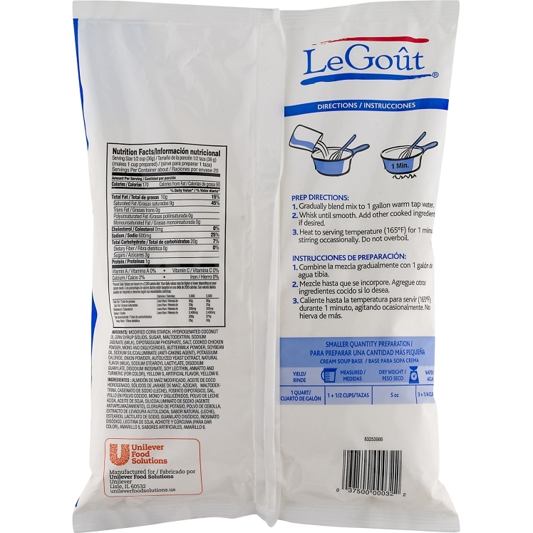 LE GOUT CREAM SOUP BASE