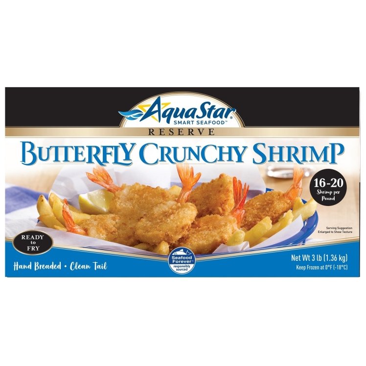 AQUA STAR PANKO BREADED BUTTERFLY SHRIMP 16-20