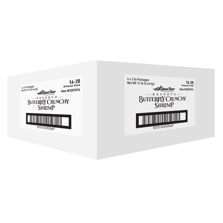 AQUA STAR PANKO BREADED BUTTERFLY SHRIMP 16-20