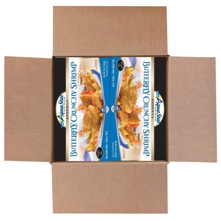 AQUA STAR PANKO BREADED BUTTERFLY SHRIMP 16-20