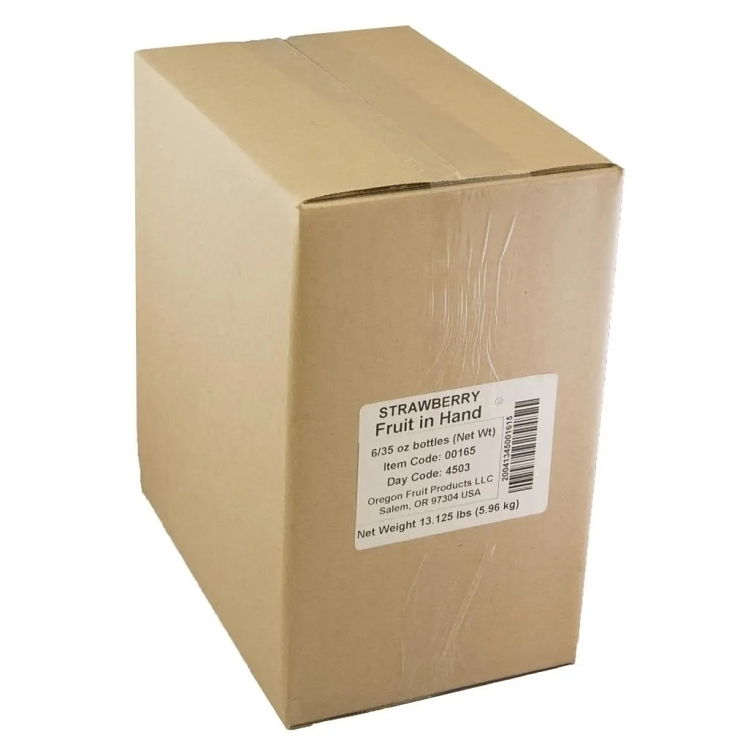 OREGON FRUIT CO. STRAWBERRY DICED POURABLE FRUIT FROZEN